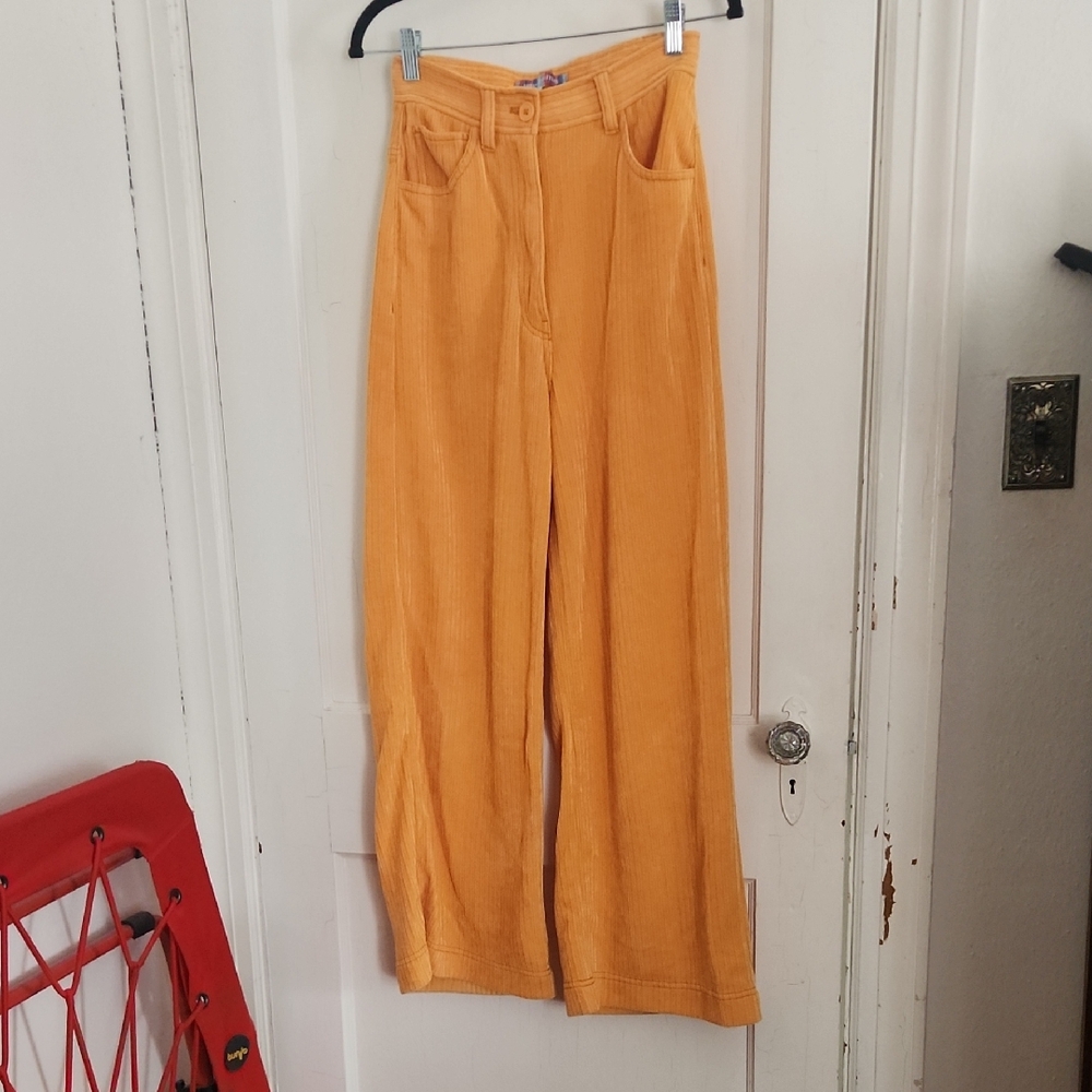 Urban Outfitters Vibrant Orange Pants